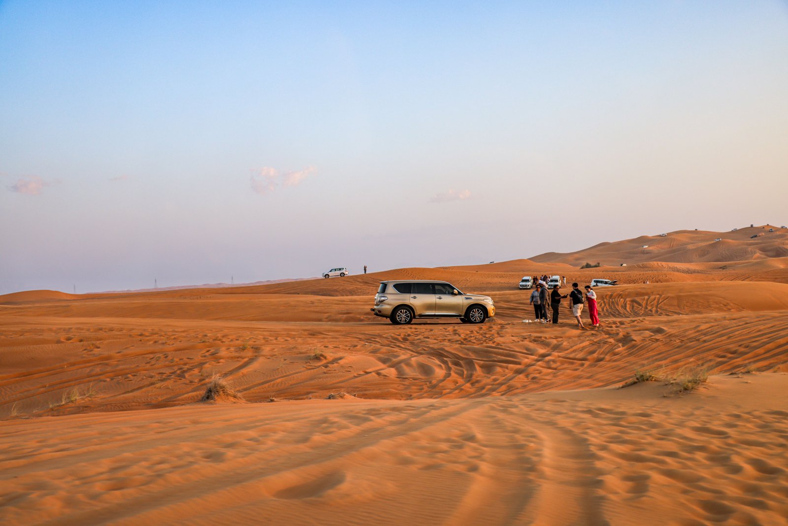Dune bashing in the Dubai desert